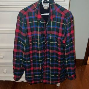 LL Bean fleece lined shirt